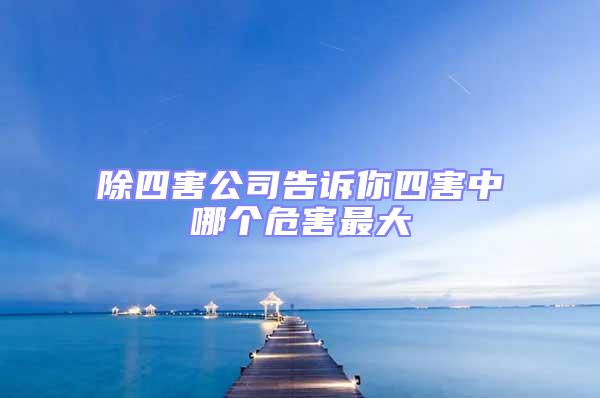 除四害公司告訴你四害中哪個(gè)危害最大