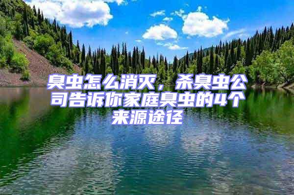 臭蟲怎么消滅，殺臭蟲公司告訴你家庭臭蟲的4個來源途徑