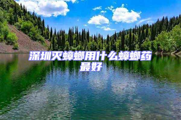 深圳滅蟑螂用什么蟑螂藥最好