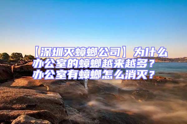 【深圳滅蟑螂公司】為什么辦公室的蟑螂越來越多？辦公室有蟑螂怎么消滅？