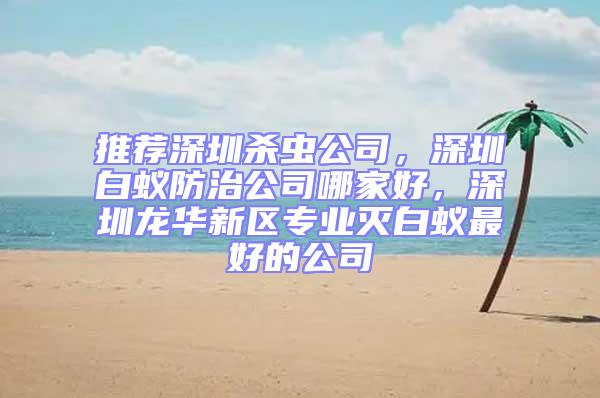 推薦深圳殺蟲(chóng)公司，深圳白蟻防治公司哪家好，深圳龍華新區(qū)專(zhuān)業(yè)滅白蟻?zhàn)詈玫墓?/></p>
									<p style=