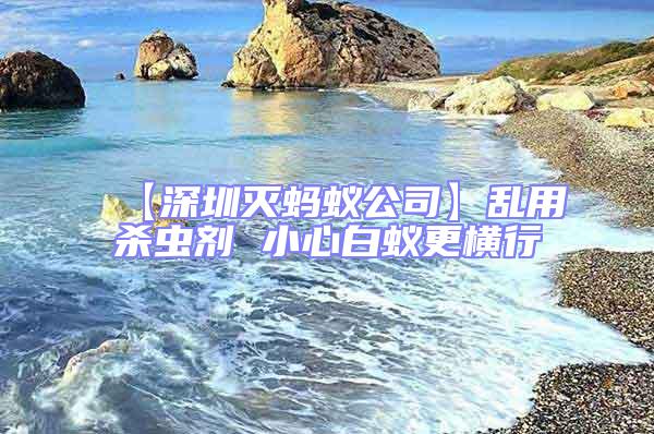 【深圳滅螞蟻公司】亂用殺蟲劑 小心白蟻更橫行