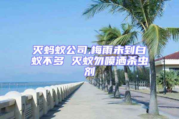 滅螞蟻公司,梅雨未到白蟻不多 滅蟻勿噴灑殺蟲劑