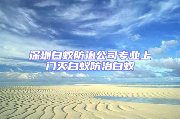 深圳白蟻防治公司專業(yè)上門滅白蟻防治白蟻