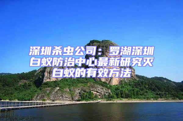 深圳殺蟲公司：羅湖深圳白蟻防治中心最新研究滅白蟻的有效方法